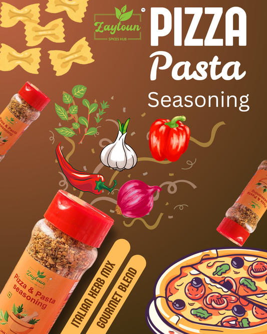 Pizza Pasta Seasoning | Italian Herbs Mix | Multipurpose seasoning | Pack of 2(60 g x 2)