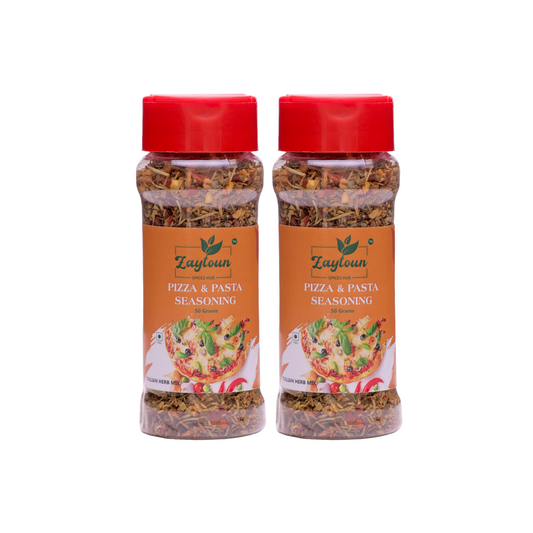 Pizza Pasta Seasoning | Italian Herbs Mix | Multipurpose seasoning | Pack of 2(60 g x 2)