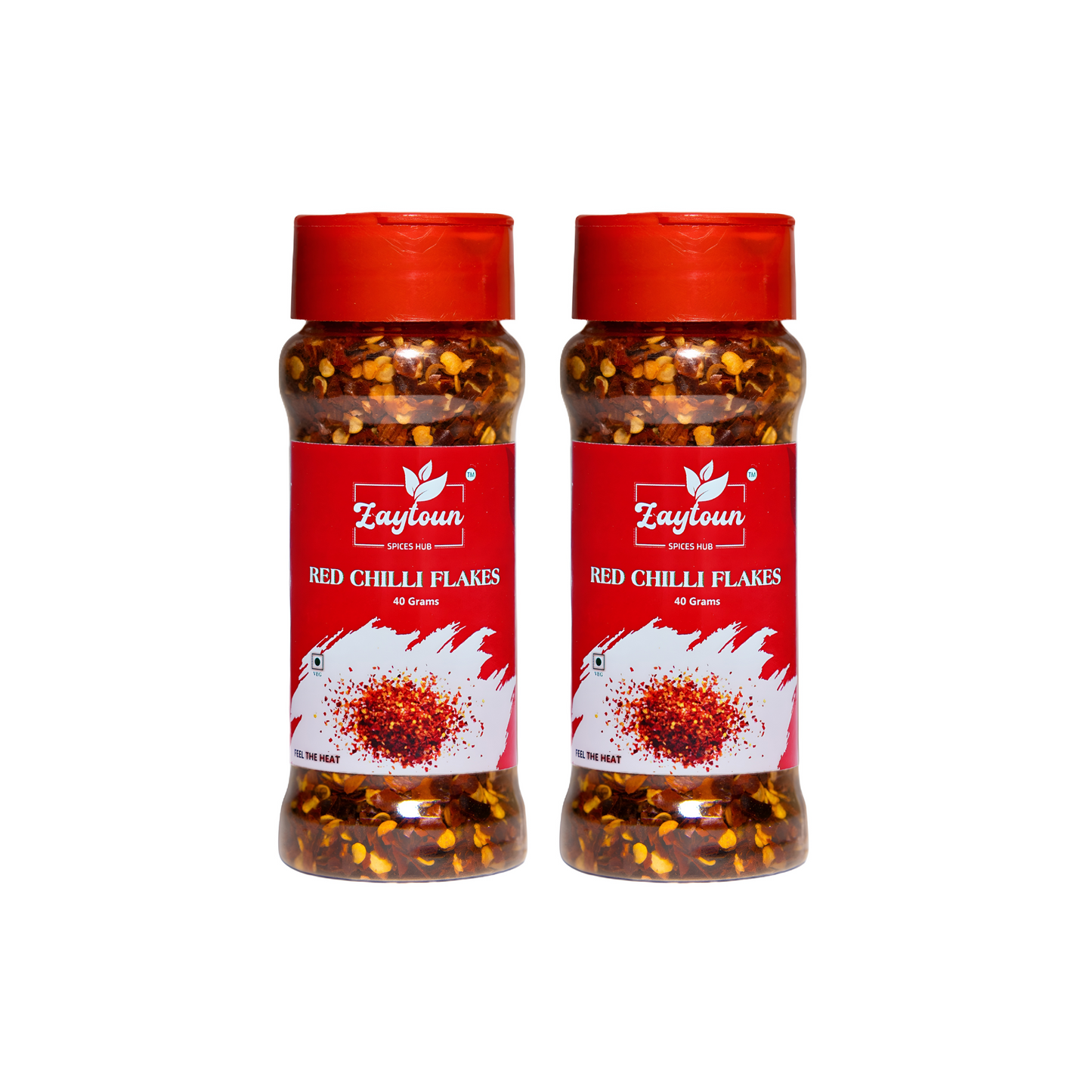 Chilli flakes | Crushed dried red chillies | Pack of 2 (40 g x 2)