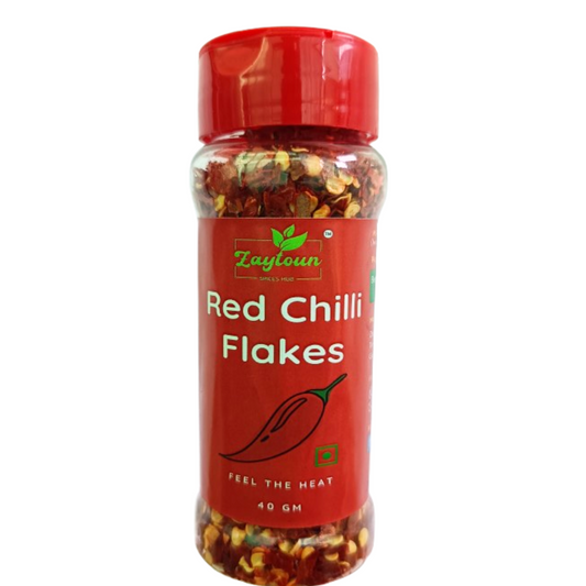 Chilli flakes - 40gm | Crushed dried red chillies